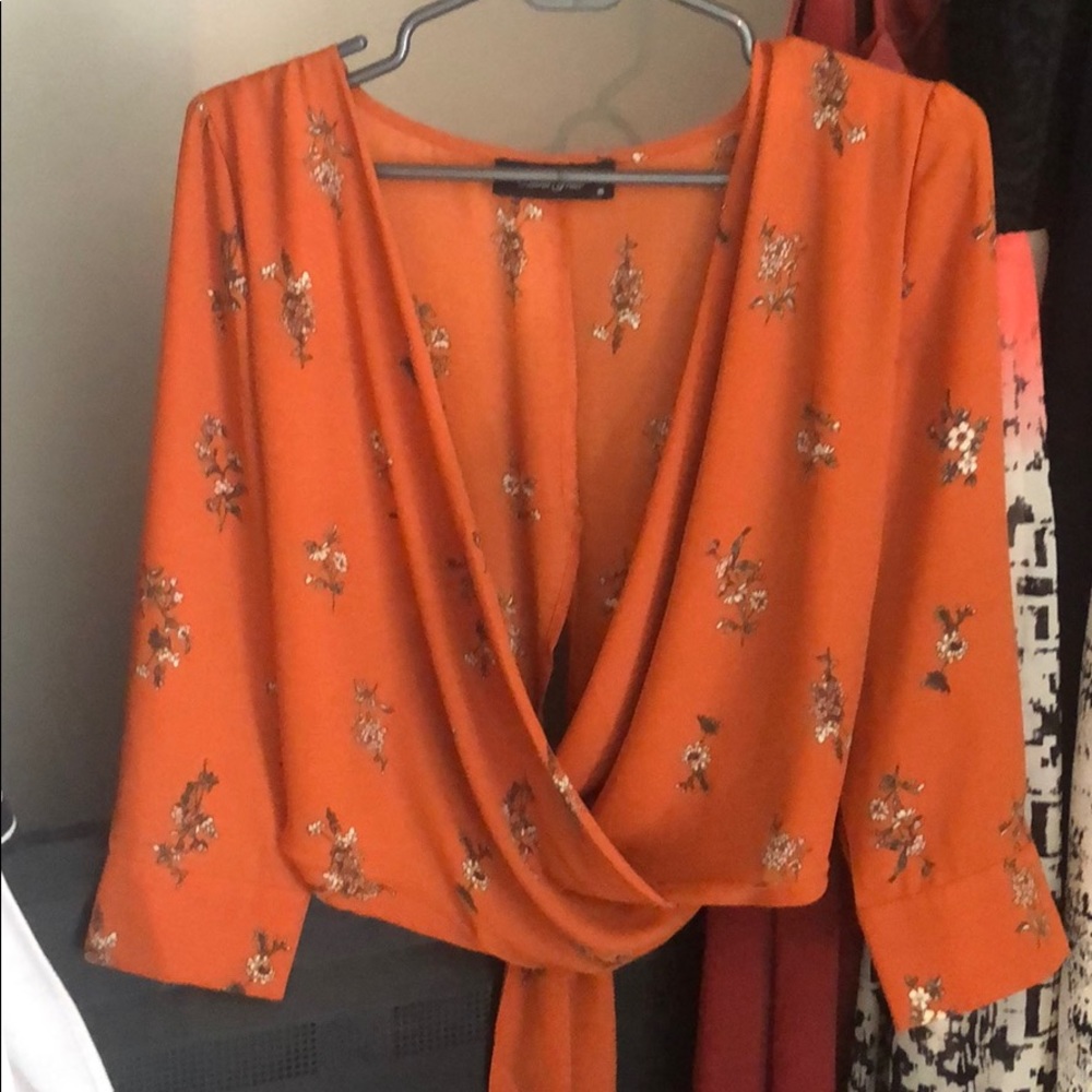 Boutique crop blouse